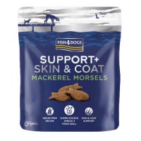 Fish4Dogs Support+ Skin and Coat Mackerel Morsels 225g